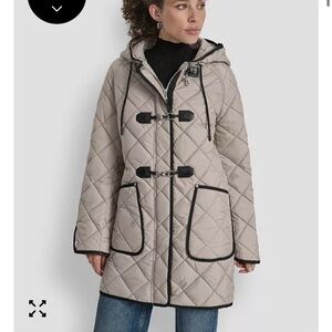 🔥DKNY Quilted Jacket in Sage